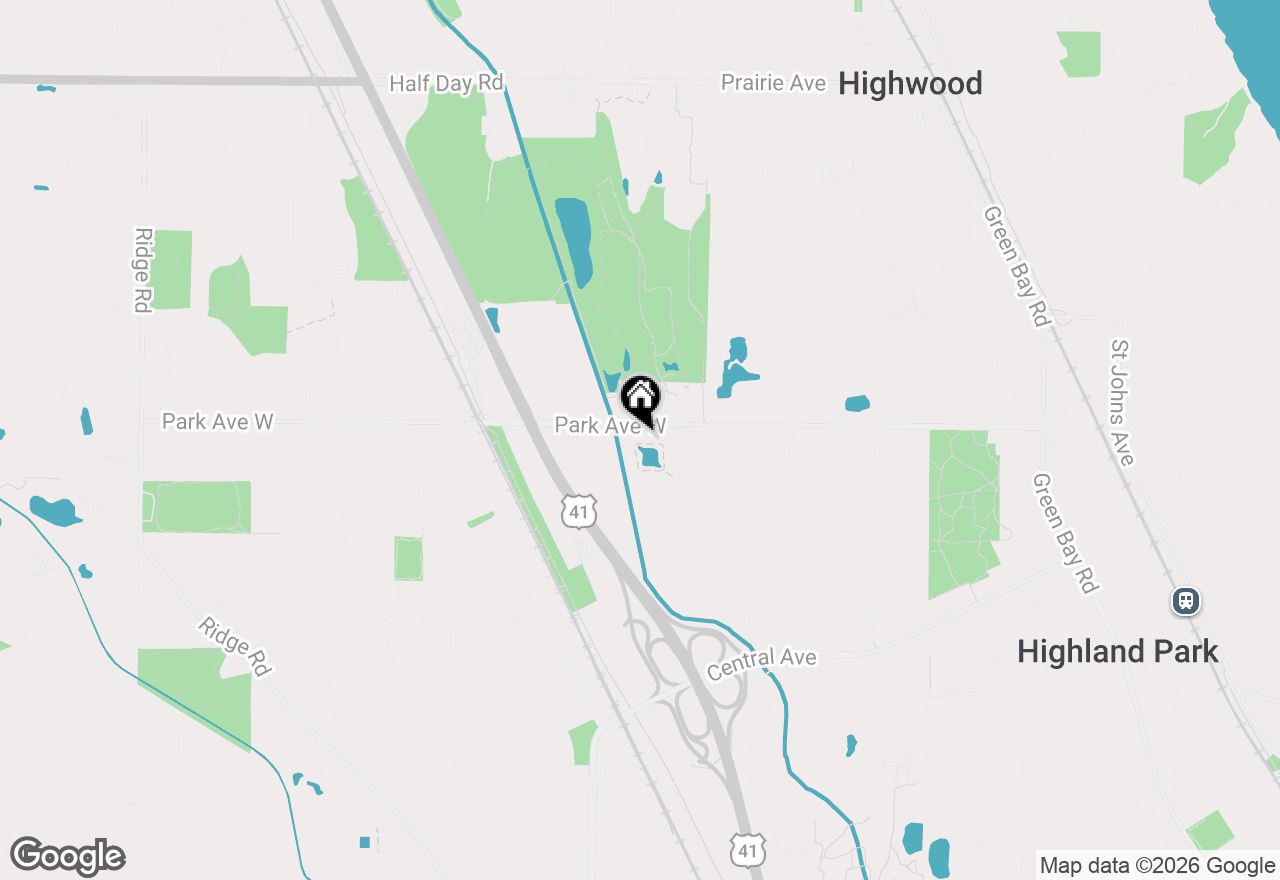 Map of 1220 Park Avenue W #101, Highland Park, IL 60035
