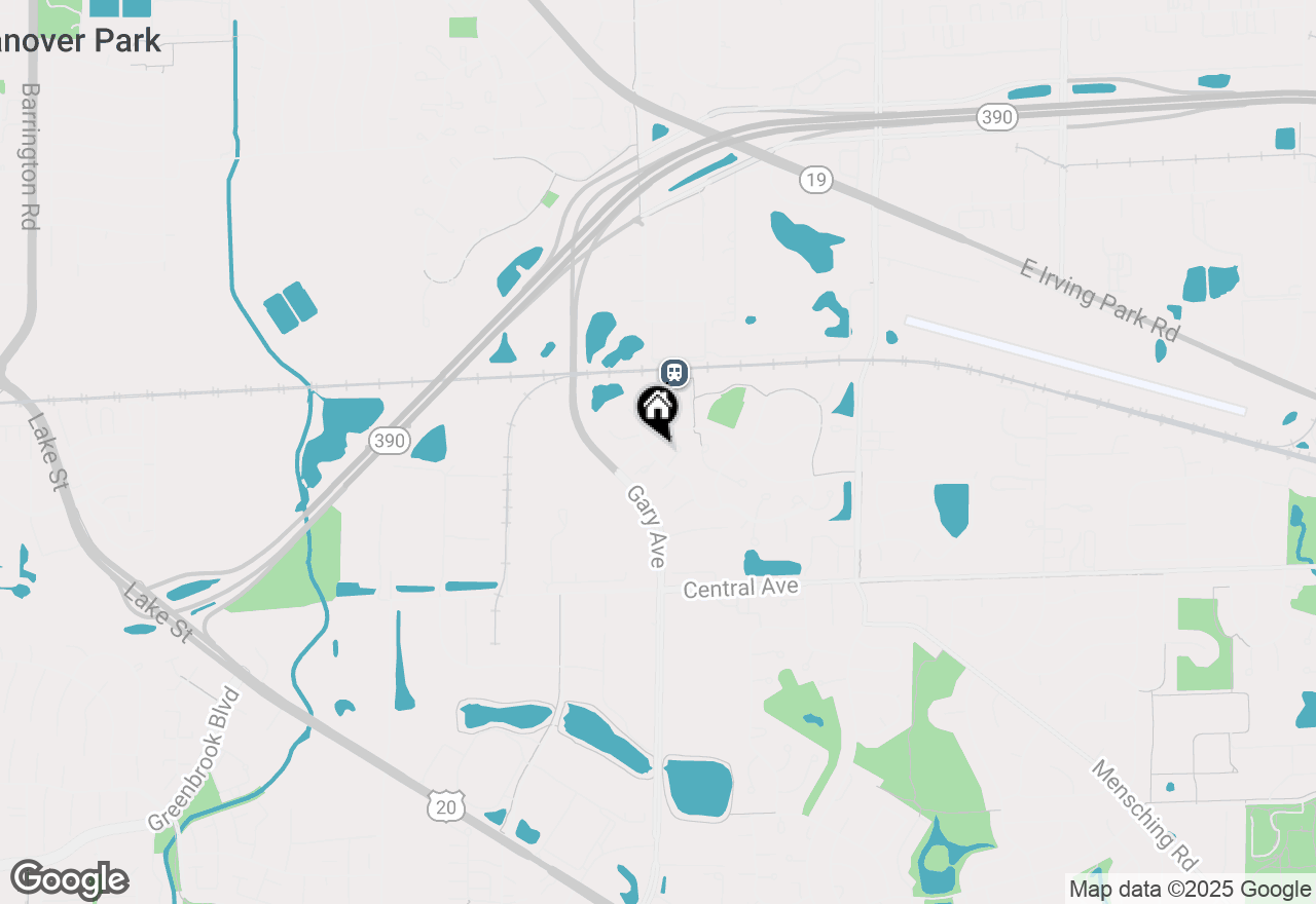 Map of 1594 Brittania Way, Roselle, IL 60172