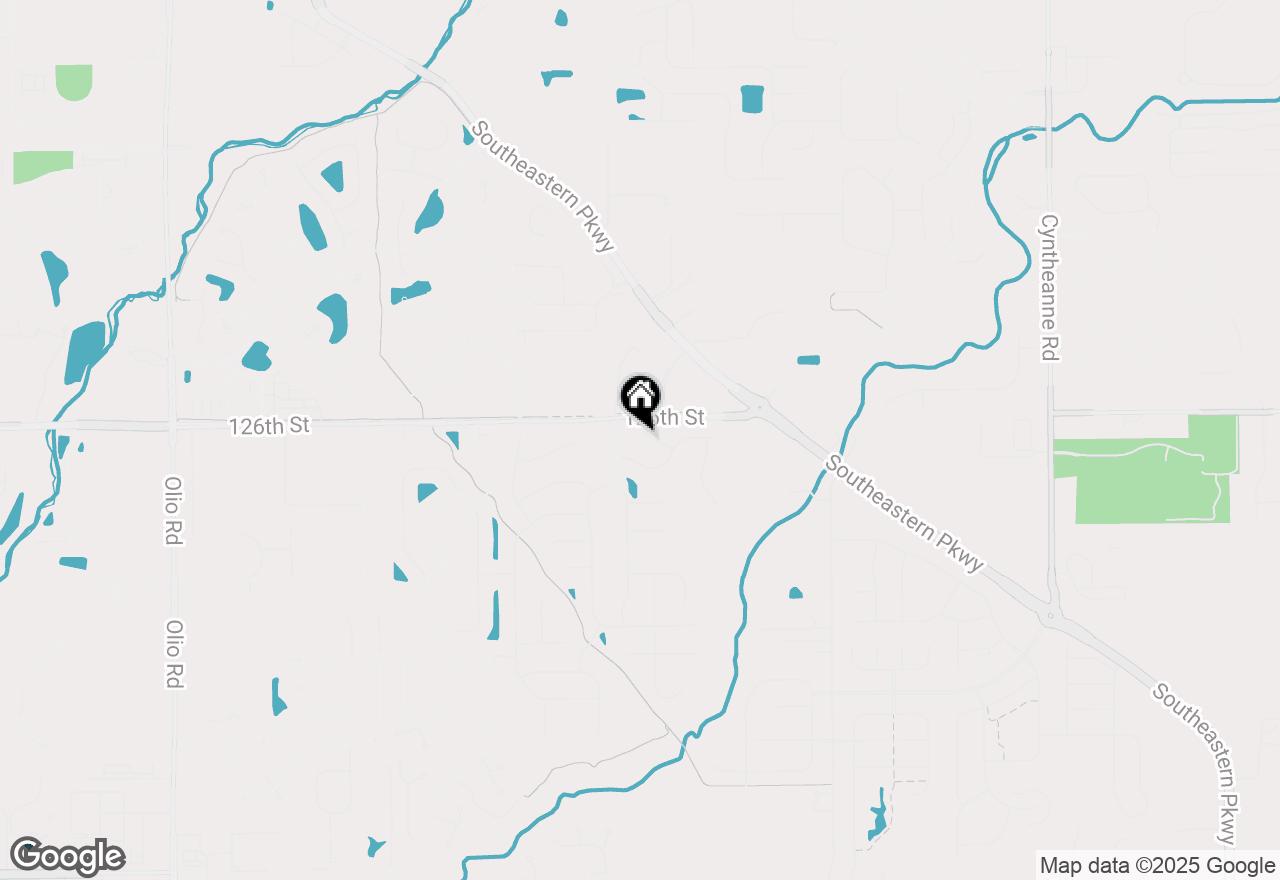 Map of 12630 Misty Ridge Court, Fishers, IN 46037