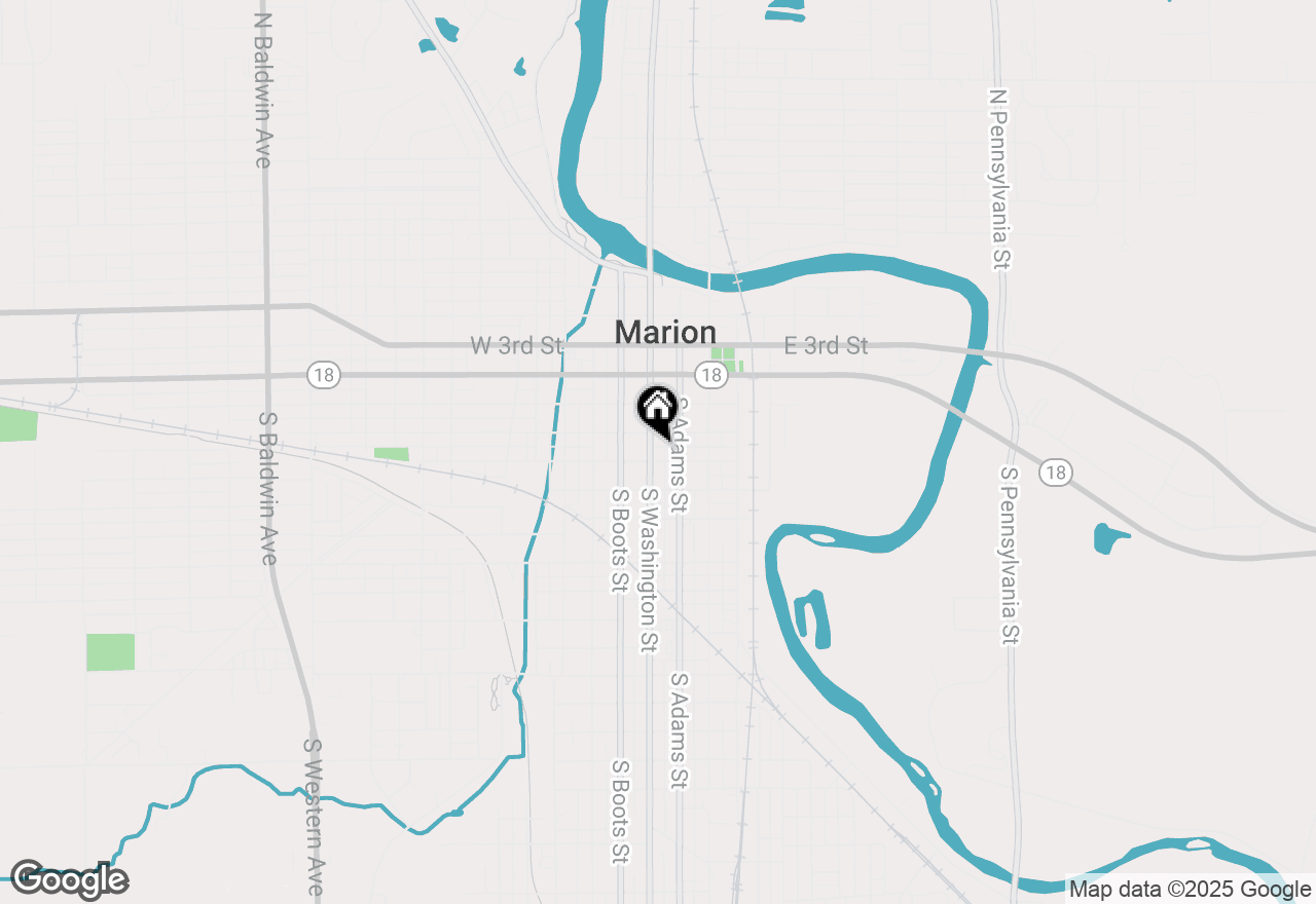 Map of 625 S Washington Street, Marion, IN 46953