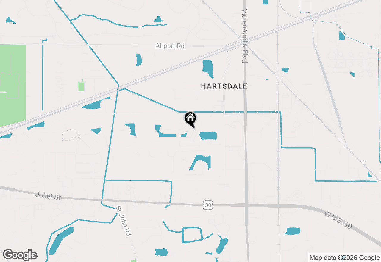 Map of 1159 Auburn Meadow Lane, Schererville, IN 46375
