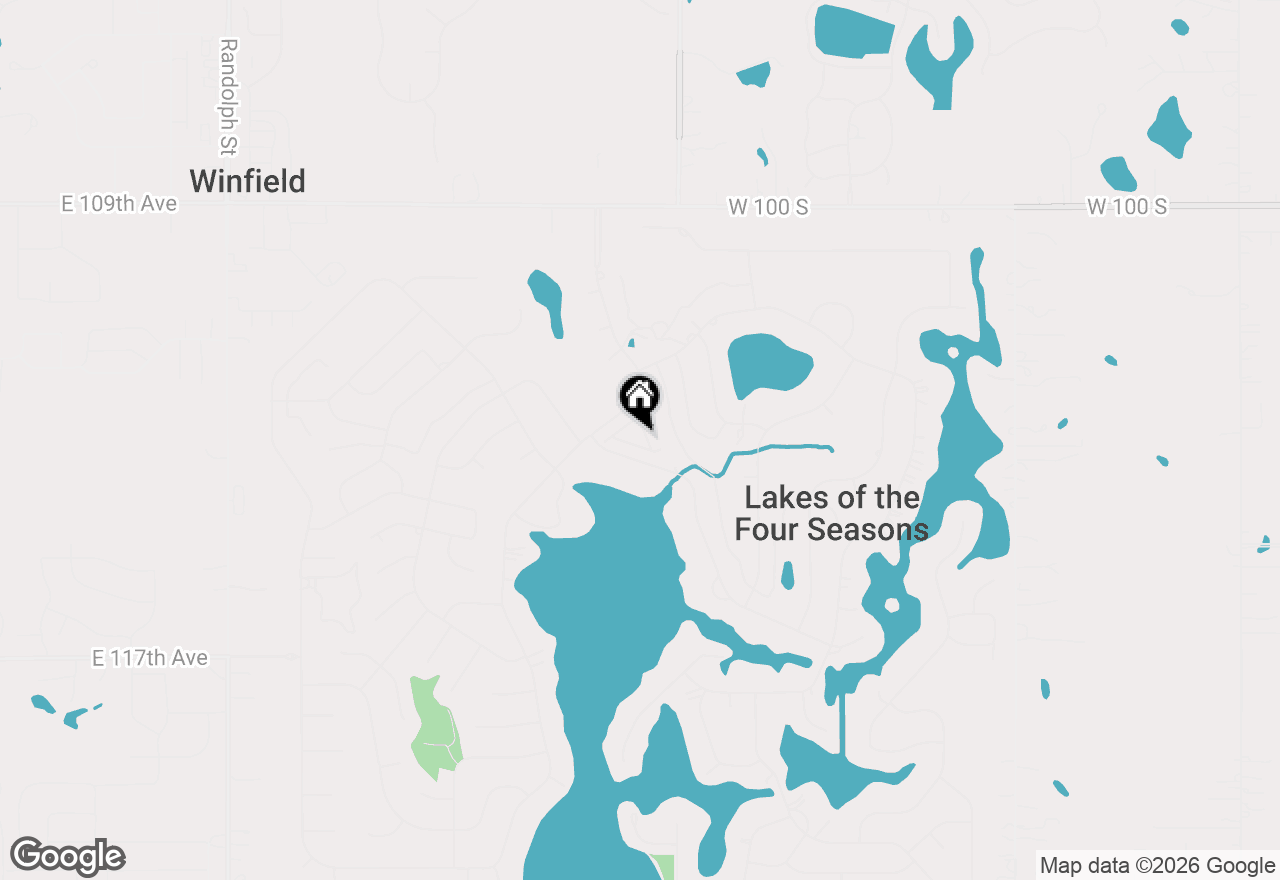 Map of 2590 Brookwood Drive, Crown Point, IN 46307