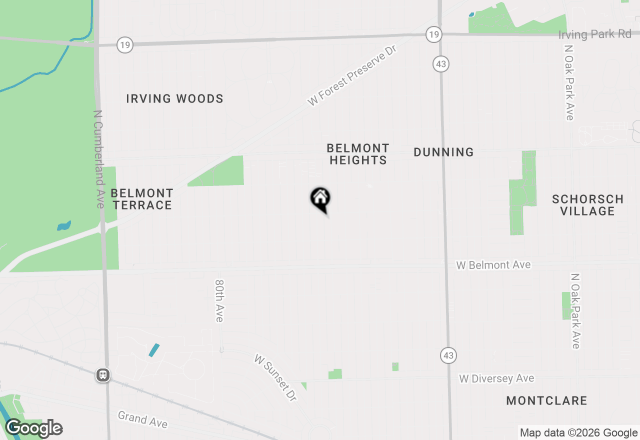 Map of 3345 N Ottawa Avenue, Chicago, IL 60634