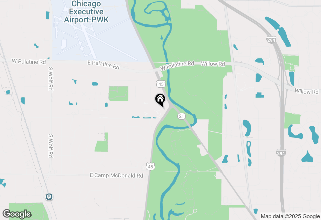 Map of 940 E Old Willow Road #305, Prospect Heights, IL 60070