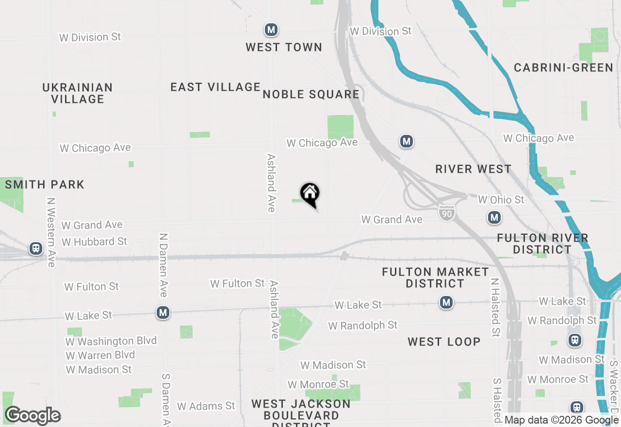 Map of 525 N Bishop Street #16, Chicago, IL 60642