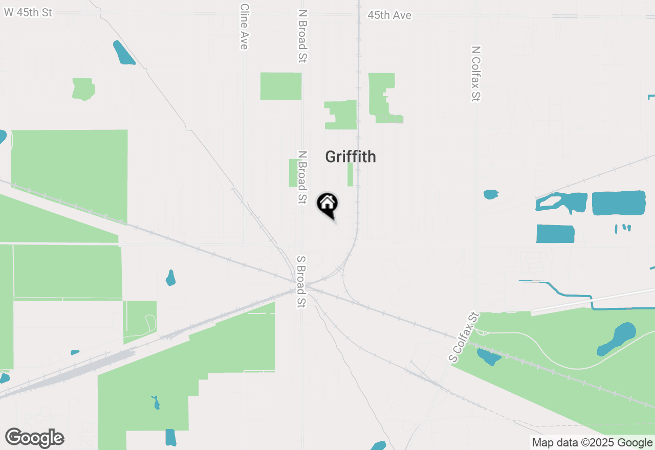 Map of 138 N Rensselaer Avenue, Griffith, IN 46319