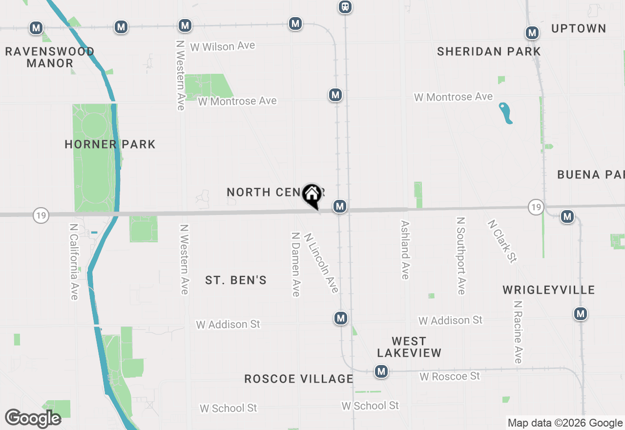 Map of 1925 W Irving Park Road #3, Chicago, IL 60613