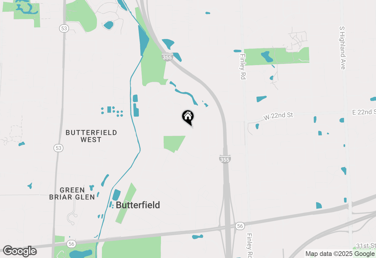 Map of 21W040 Monticello Road, Lombard, IL 60148