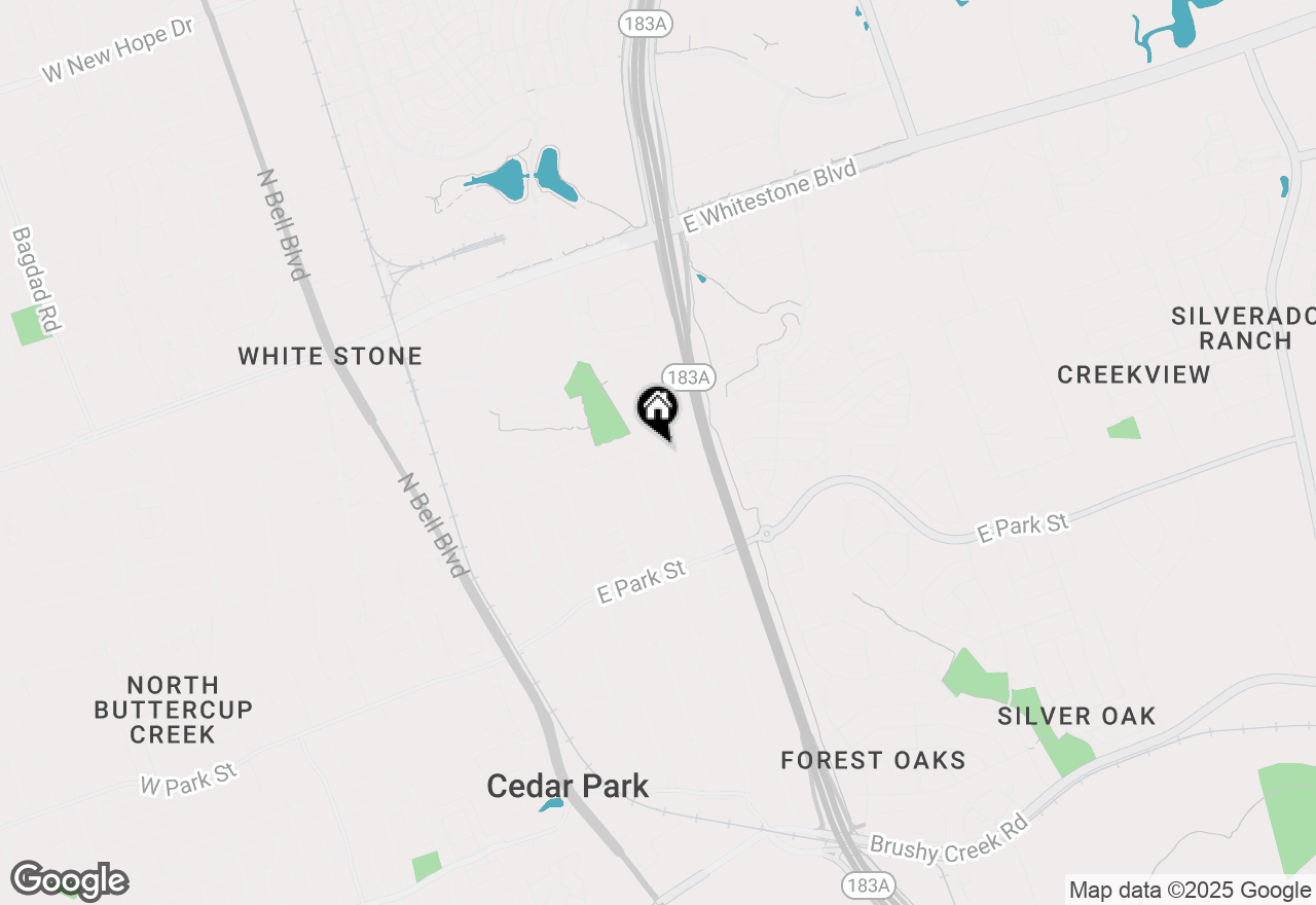 Map of 309 N Buffalo Ave, Cedar Park, TX 78613