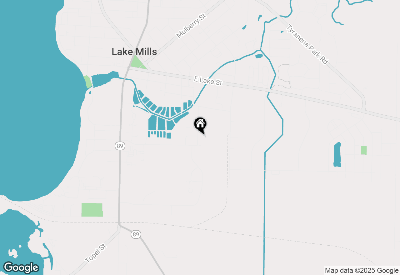 Map of 404 Grove St, Lake Mills, WI 53551