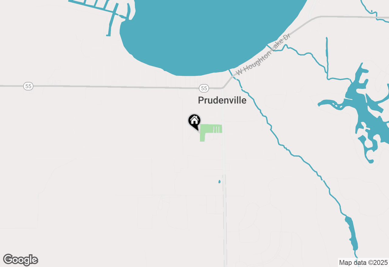 Map of 604 Sullivan Avenue, Prudenville, MI 48651
