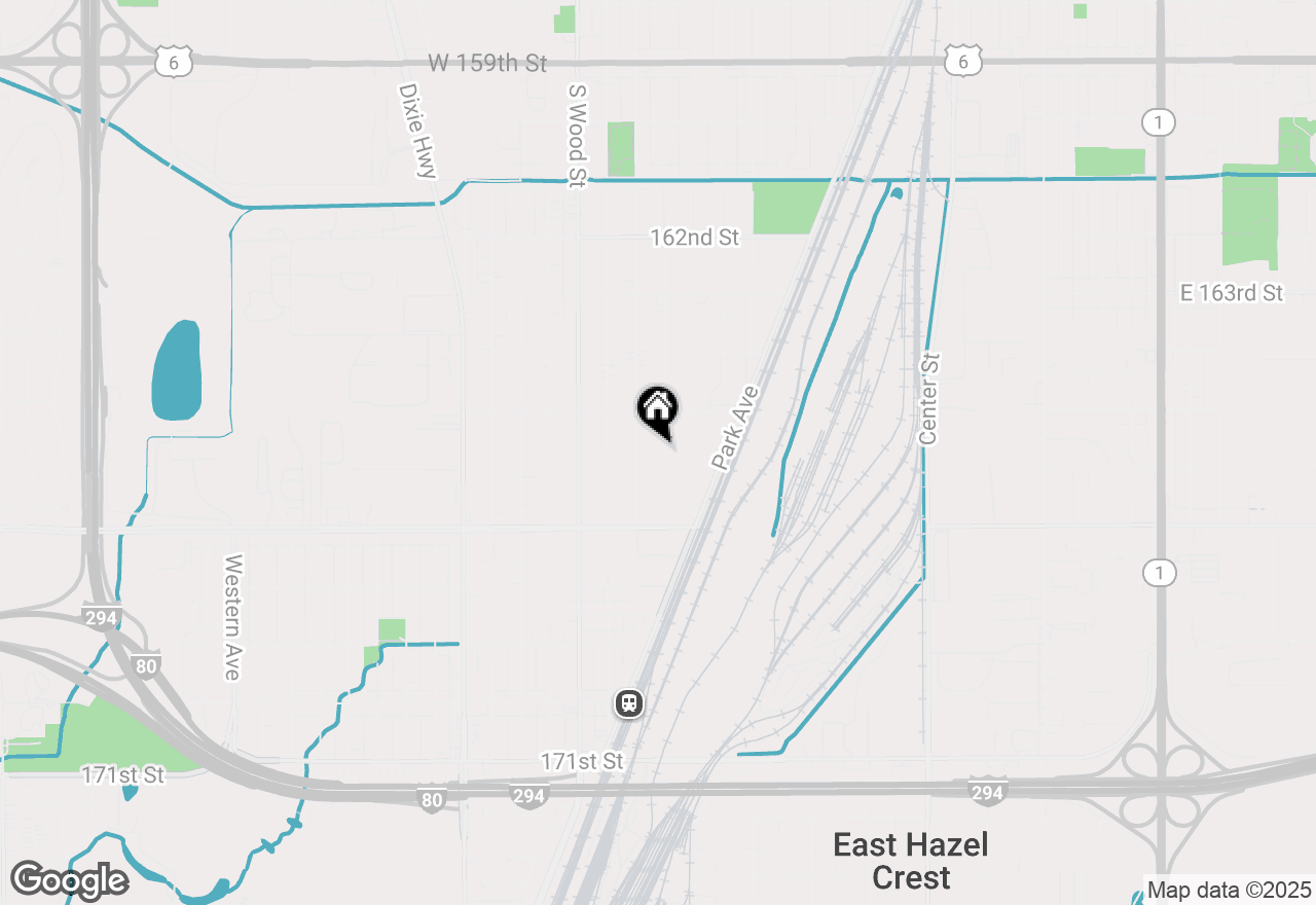 Map of 16544 Marshfield Avenue S, Markham, IL 60428