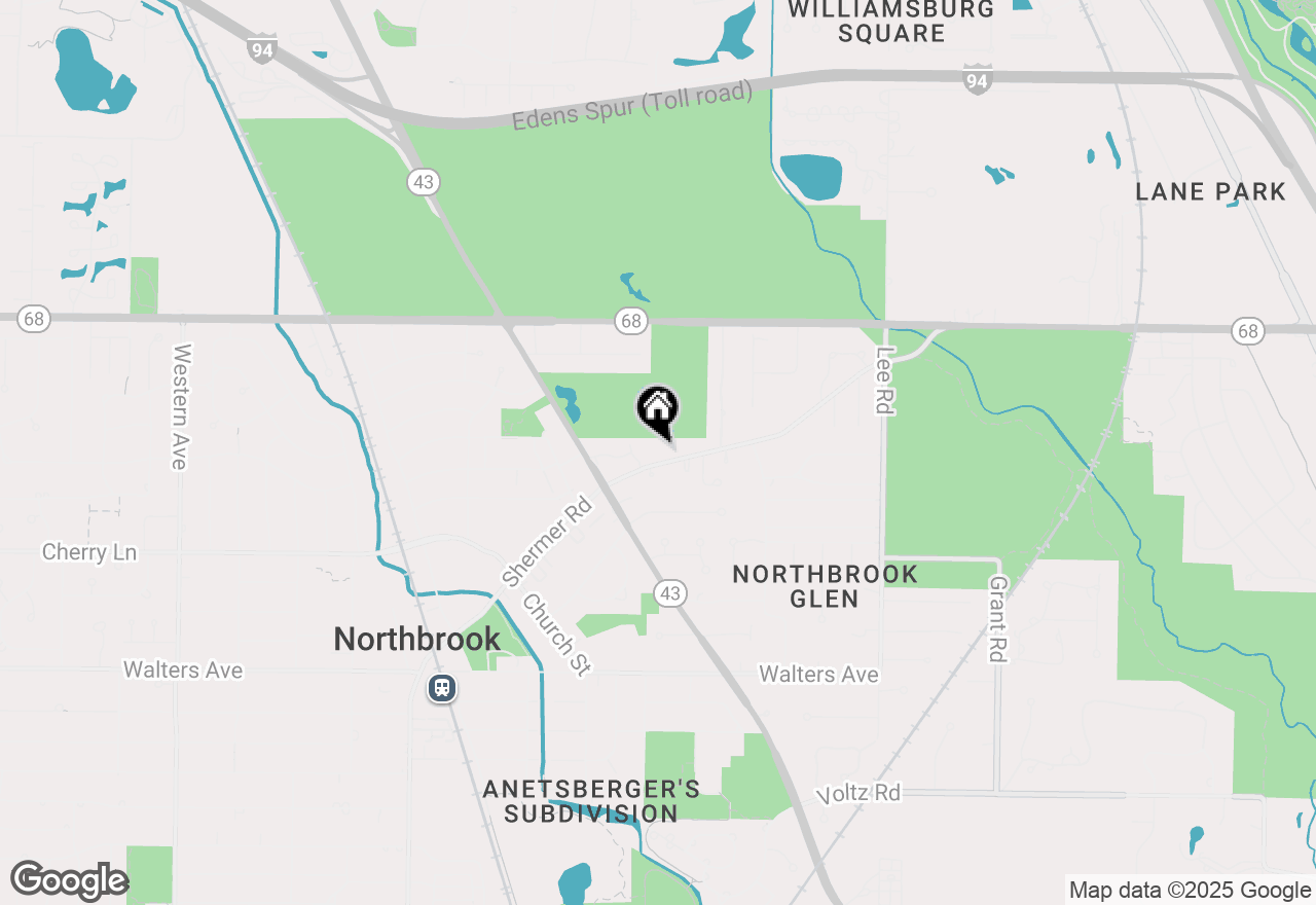 Map of 1040 Shermer Road, Northbrook, IL 60062