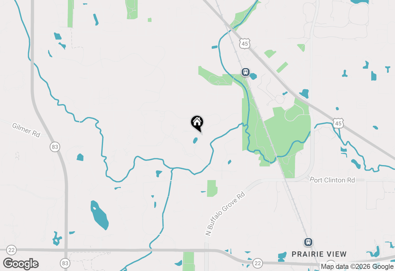 Map of 5841 Goldeneye Drive, Long Grove, IL 60047