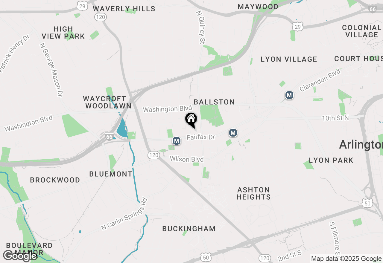 Map of 1001 N Randolph Street #418, Arlington, VA 22201