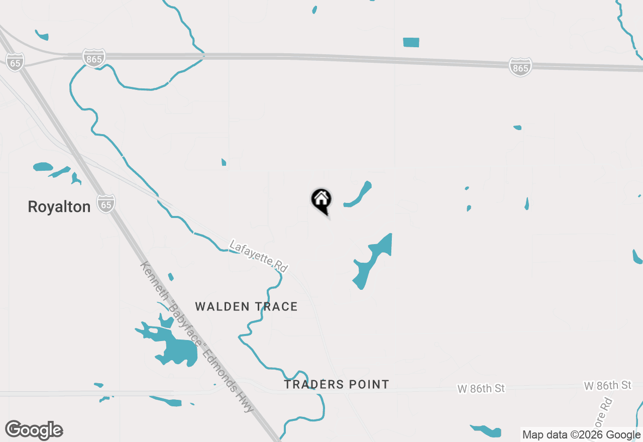 Map of 9348 Stones Ferry Way, Indianapolis, IN 46278