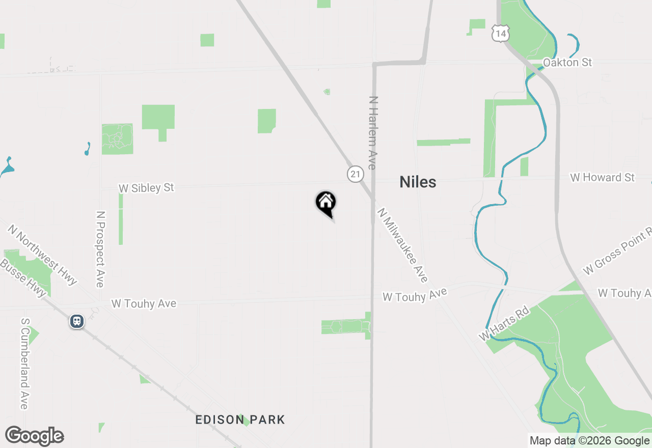 Map of 7432 N Odell Avenue, Chicago, IL 60631
