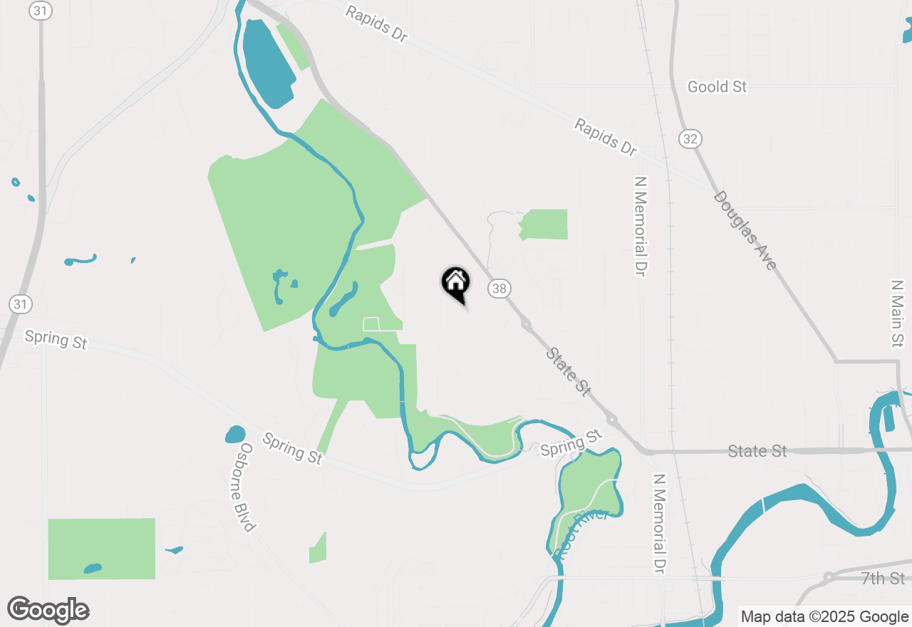 Map of 1355 Howard St, Racine, WI 53404