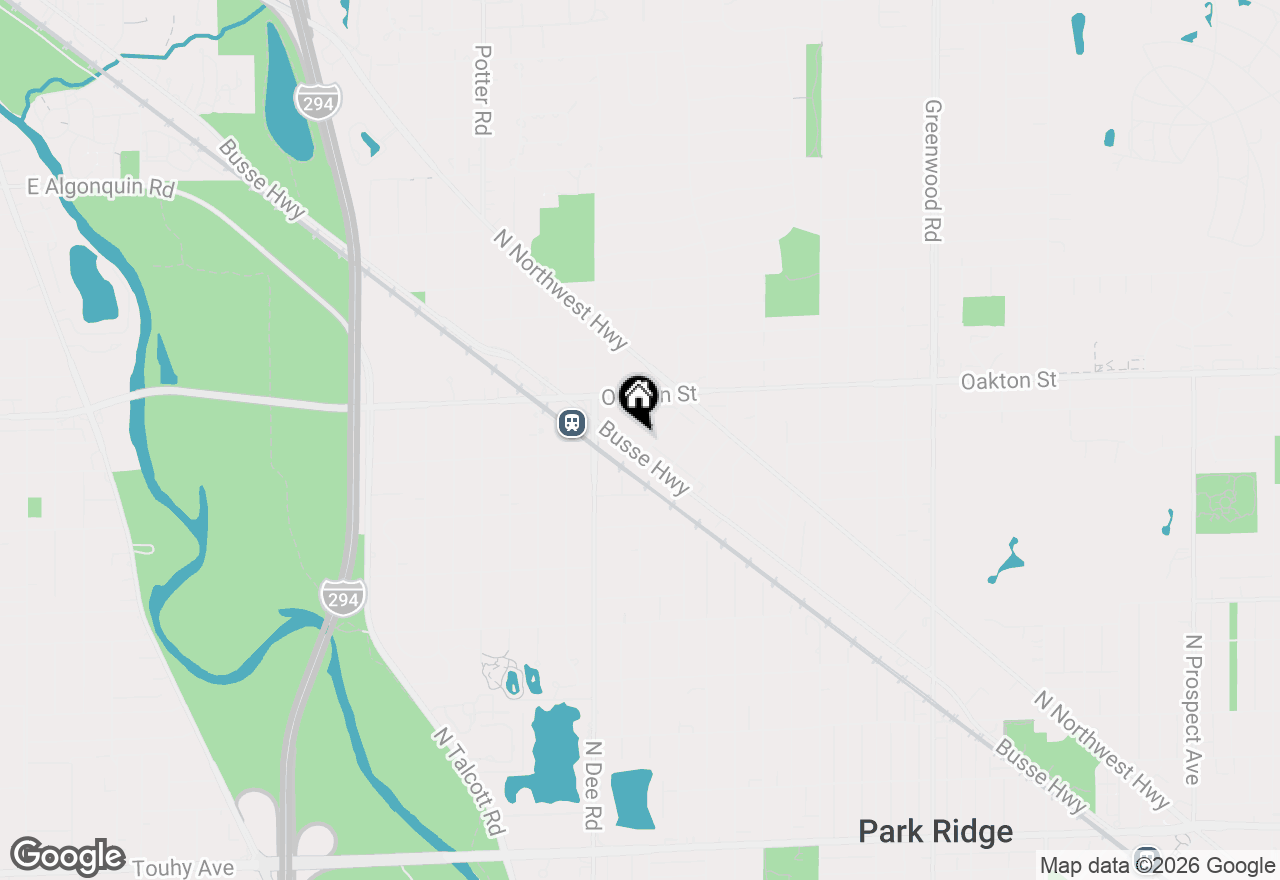 Map of 911 Busse Highway #302, Park Ridge, IL 60068