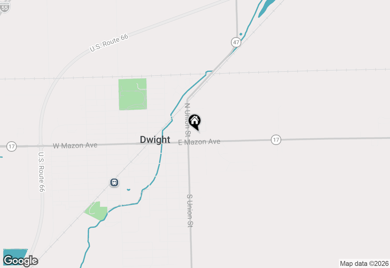 Map of 405 E Seminole Street #4, Dwight, IL 60420