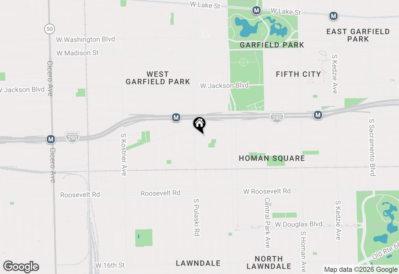 Map of 3946 W Lexington Street, Chicago, IL 60624