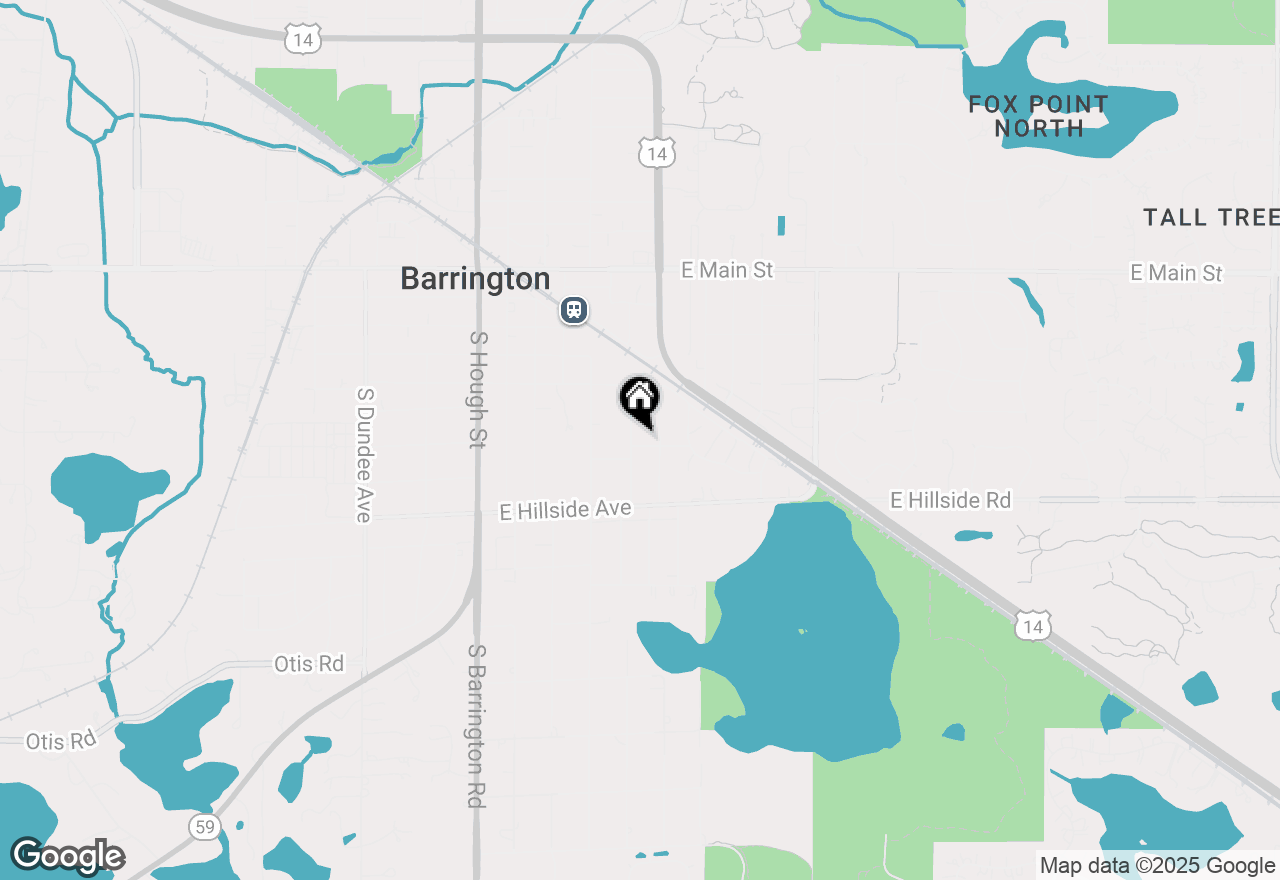 Map of 549 Division Street, Barrington, IL 60010