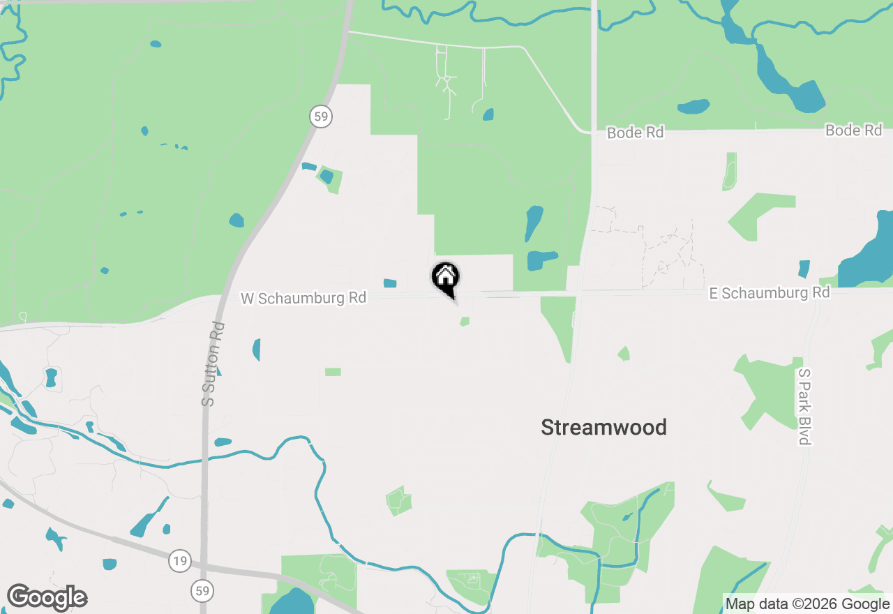 Map of 307 W Schaumburg Road, Streamwood, IL 60107