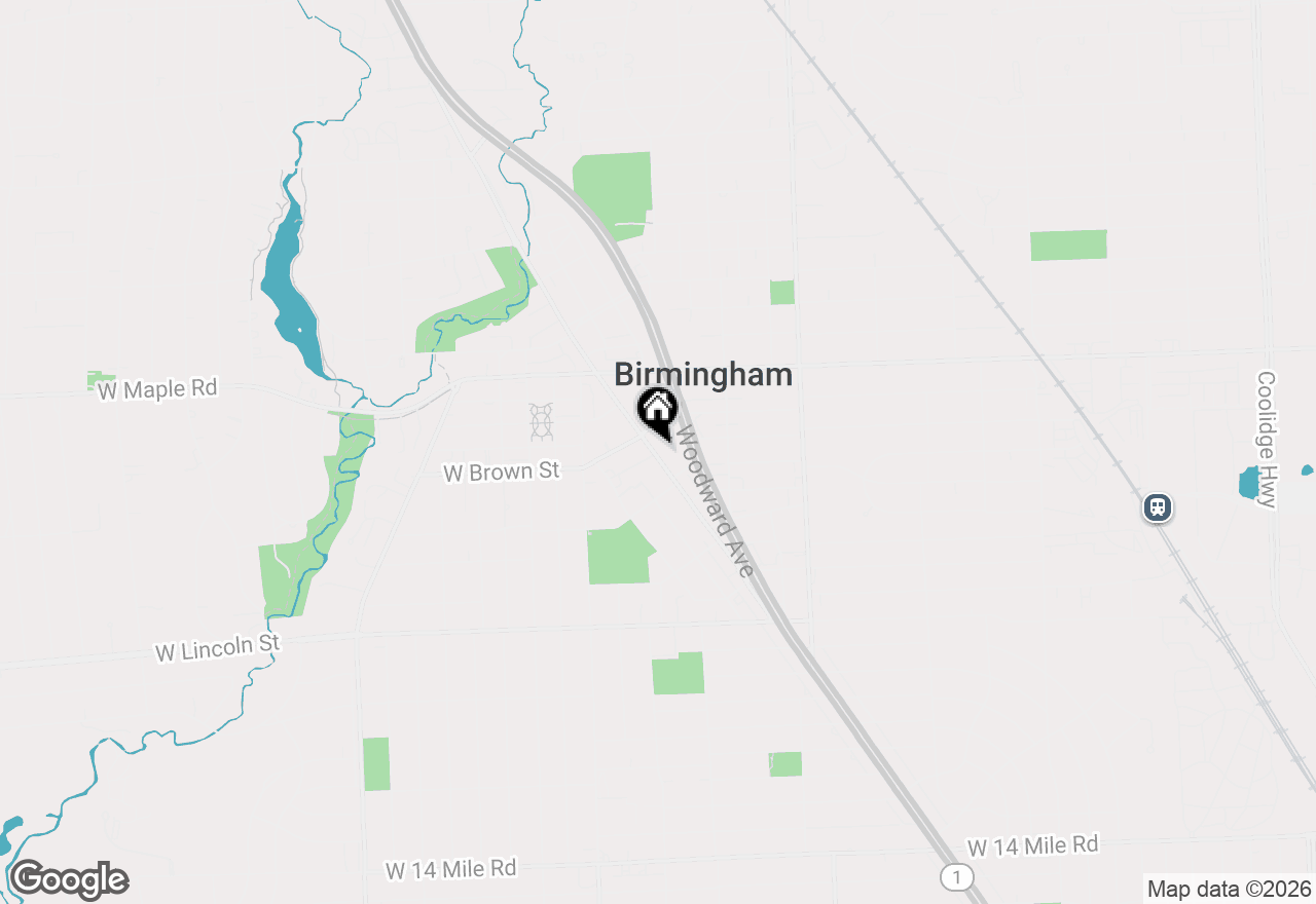 Map of 411 S Old Woodward Avenue #524, Birmingham, MI 48009