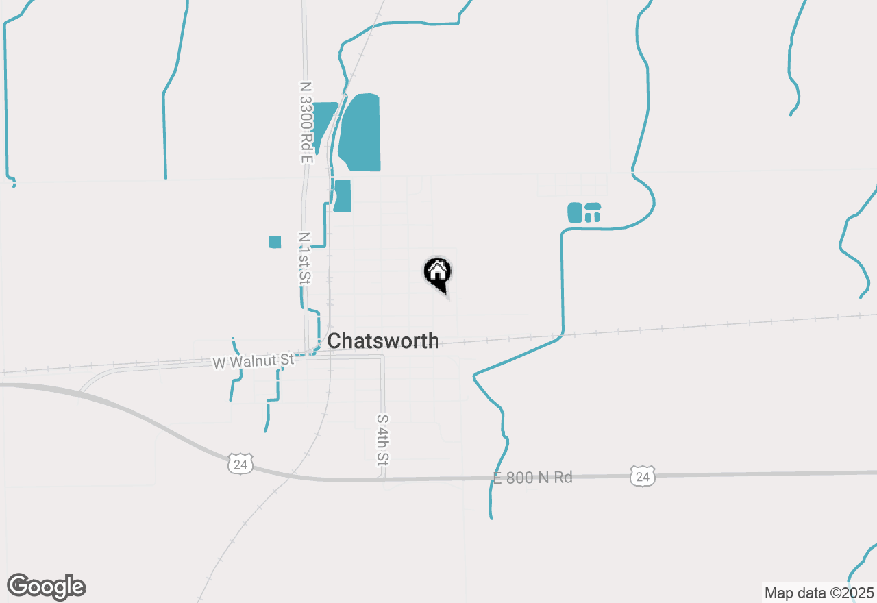Map of 109 N 6th Street, Chatsworth, IL 60921