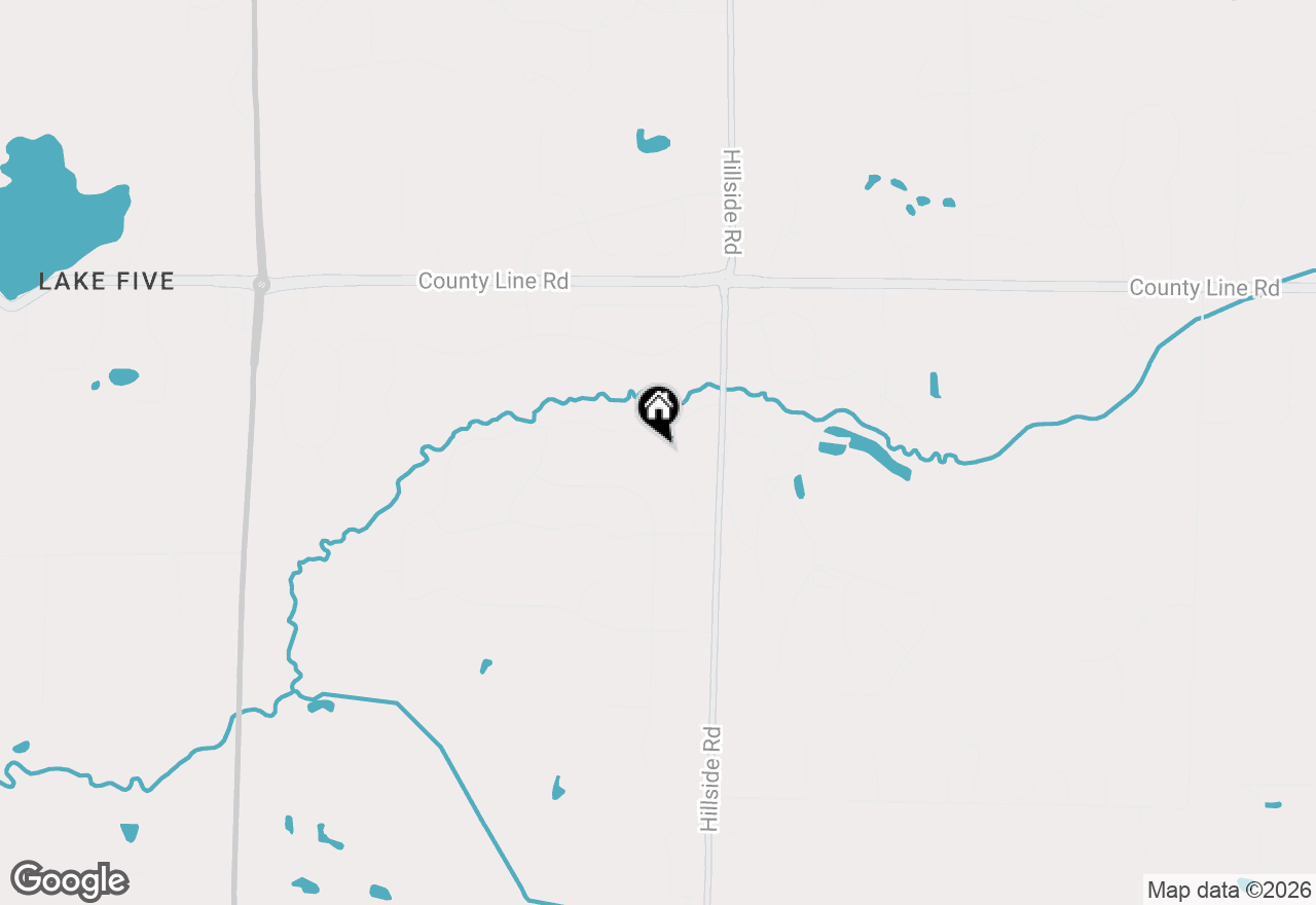 Map of N93W25145 Bittersweet Dr, Sussex, WI 53089