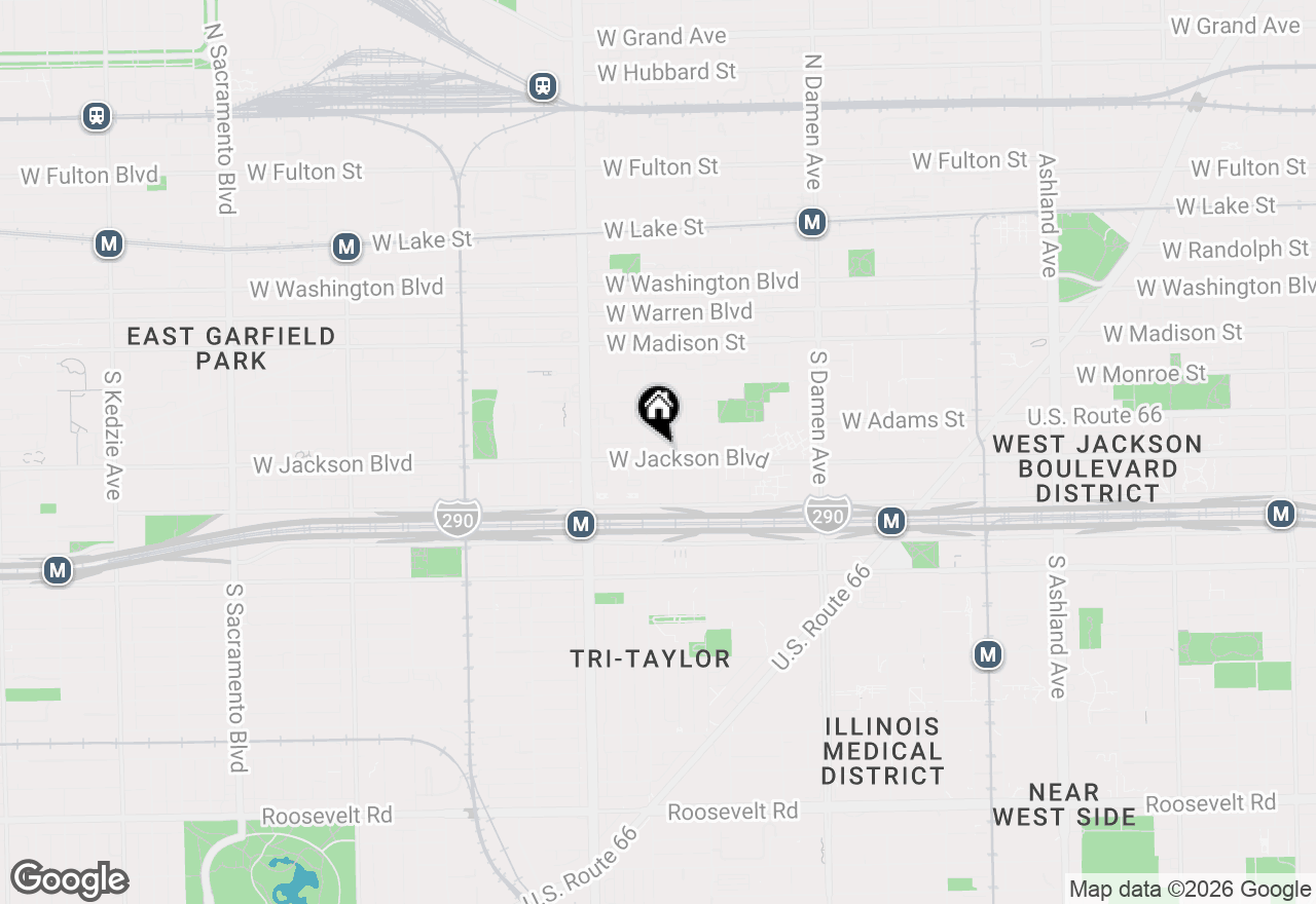 Map of 2246 W Jackson Boulevard #3, Chicago, IL 60612