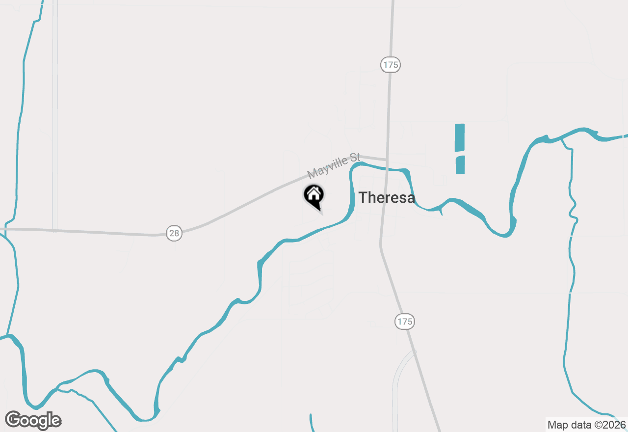 Map of 116 River Ct, Theresa, WI 53091