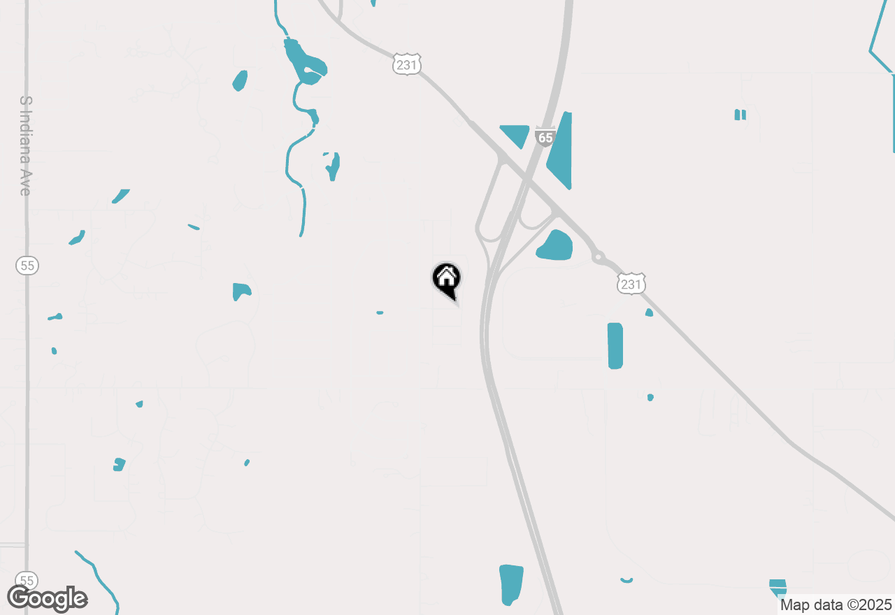 Map of 451 E 127th Place, Crown Point, IN 46307