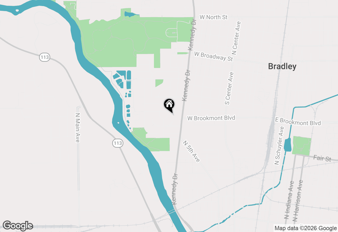 Map of 1376 Lennington Circle, Kankakee, IL 60901