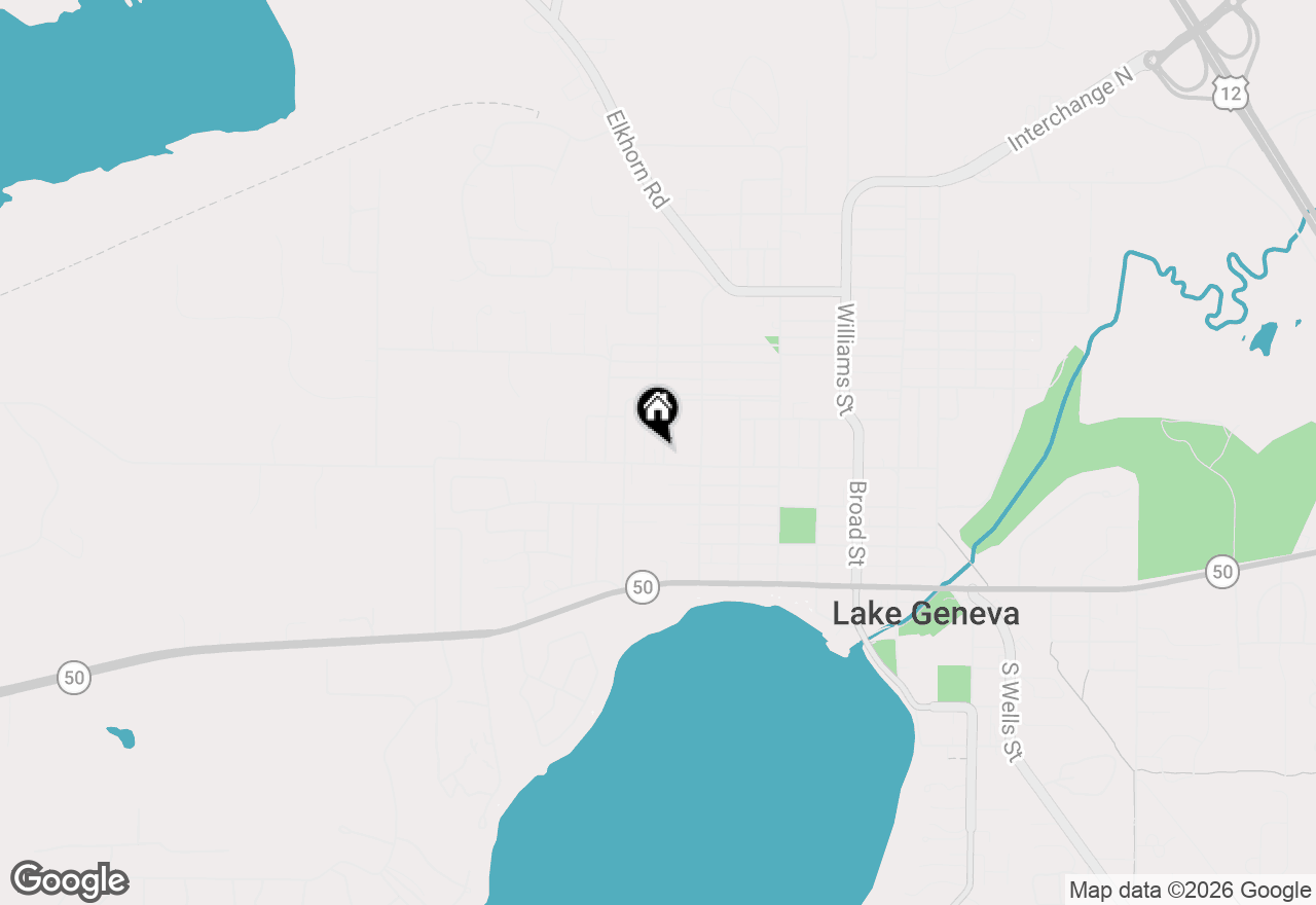 Map of 510 Franklin Ave, Lake Geneva, WI 53147