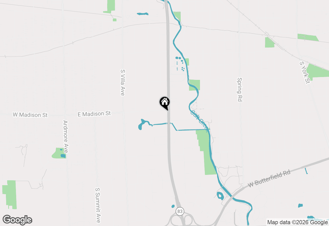 Map of 721 E Madison Street, Villa Park, IL 60181