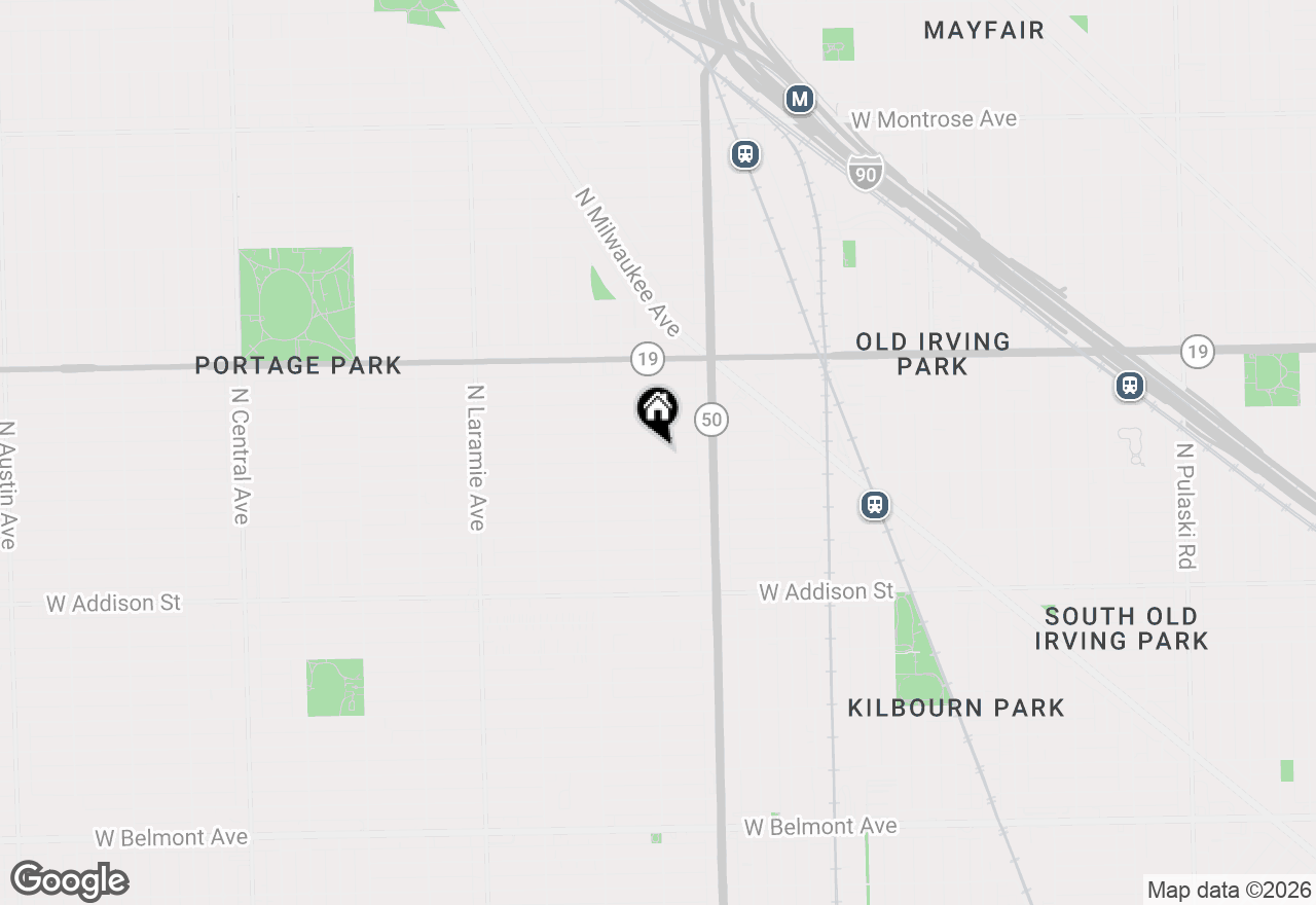 Map of 4857 W Berenice Avenue, Chicago, IL 60641