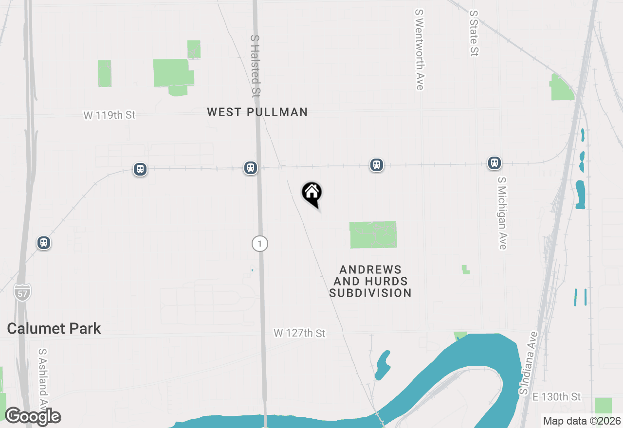 Map of 12242 S Wallace Street, Chicago, IL 60628