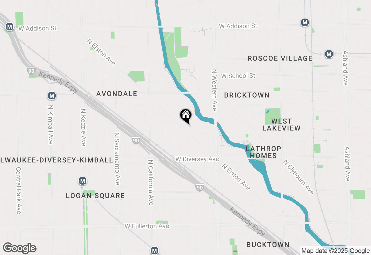 Map of 2973 N Elston Avenue, Chicago, IL 60618