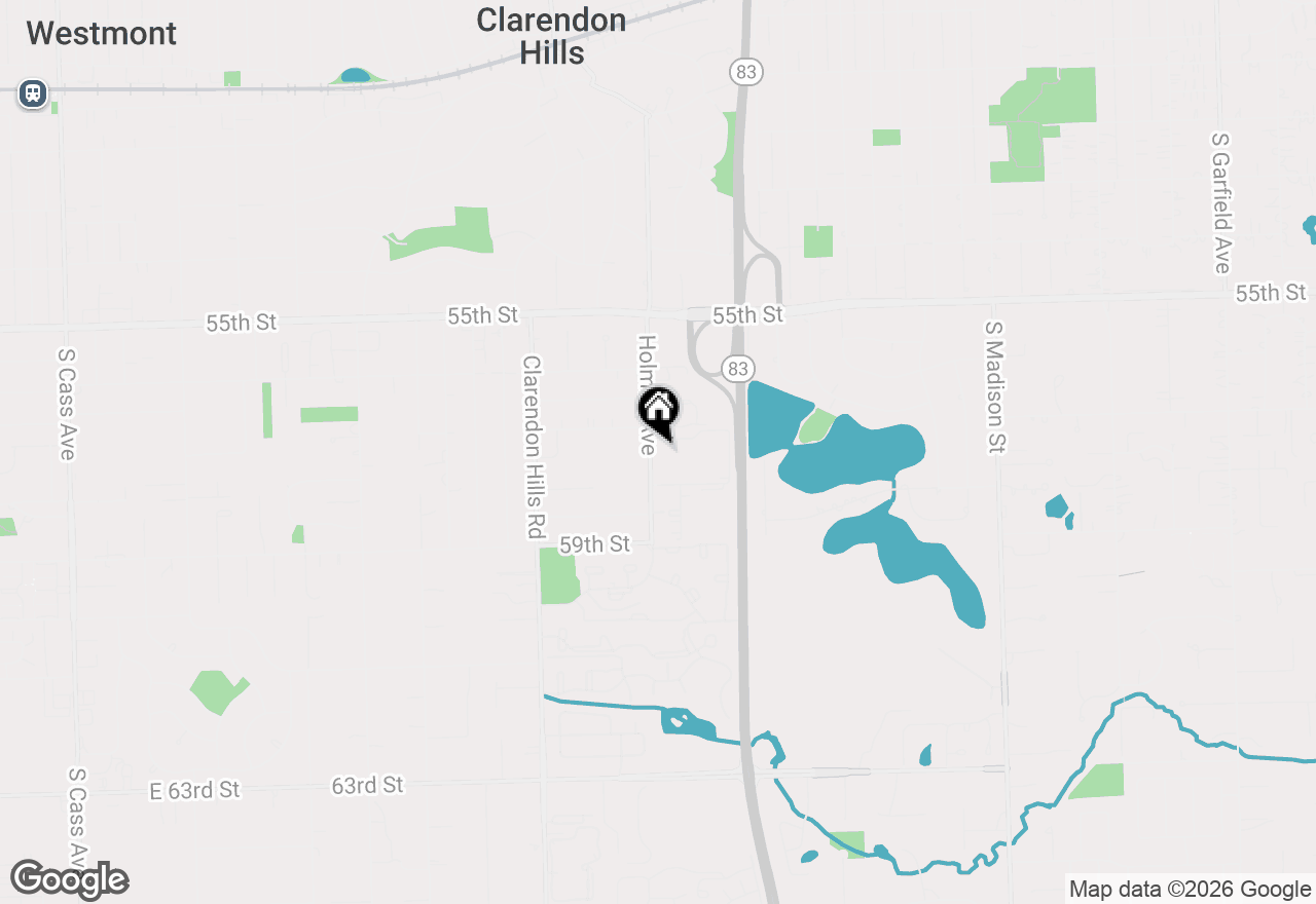 Map of 501 Carlysle Drive #6, Clarendon Hills, IL 60514