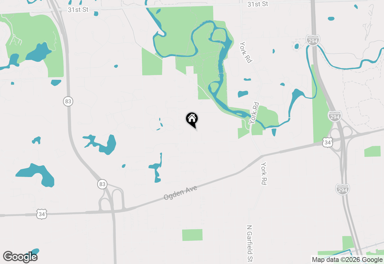 Map of 403 Glendale Avenue, Oak Brook, IL 60523