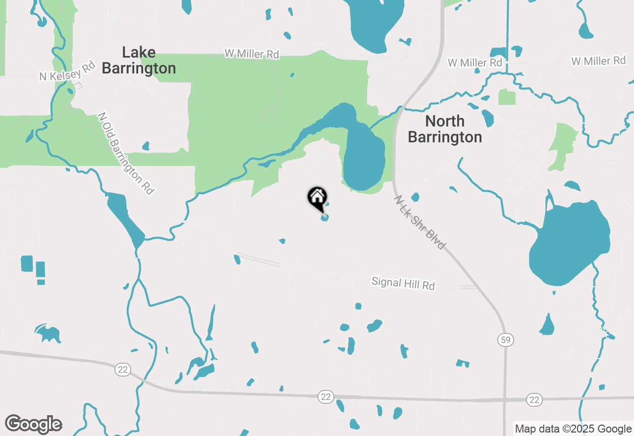 Map of 180 N North Signal Hill Road, North Barrington, IL 60010