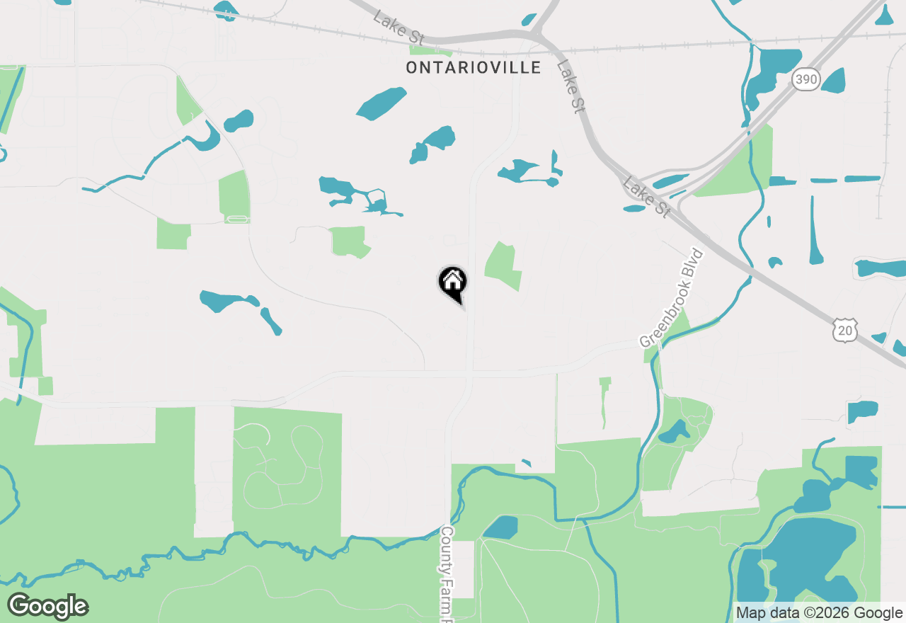 Map of 1250 Dunamon Drive #1250, Bartlett, IL 60103