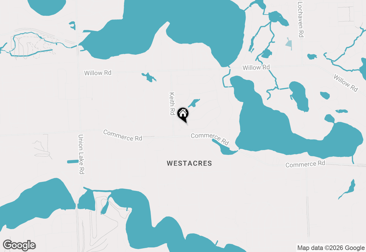 Map of 7394 Water Oaks, West Bloomfield, MI 48324
