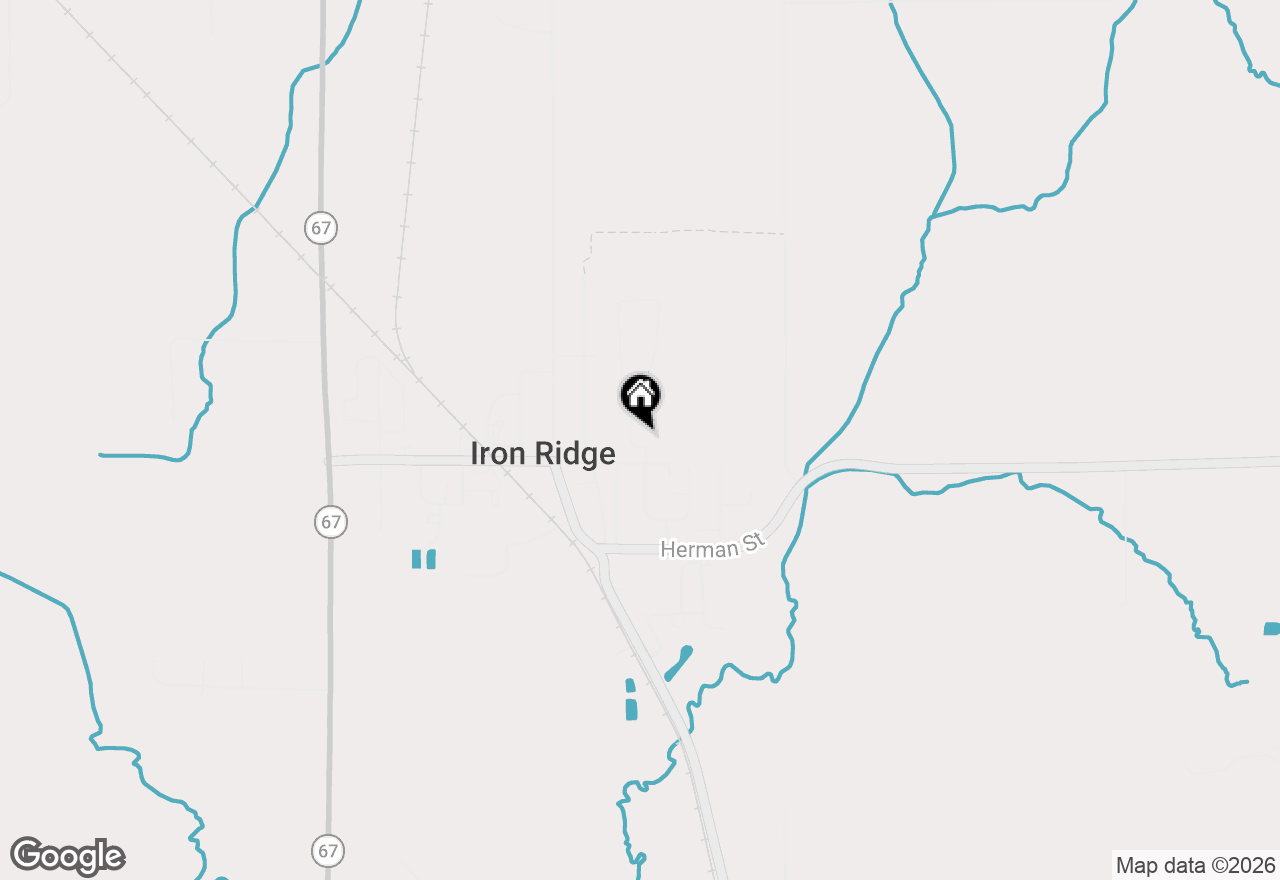 Map of 106 Rayome Dr #110, Iron Ridge, WI 53035