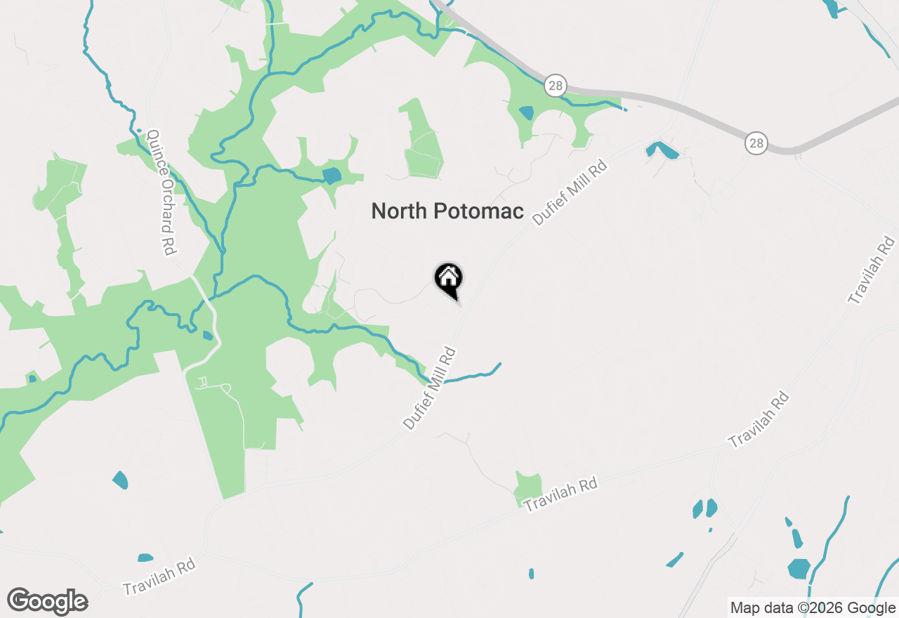 Map of 13 Rich Branch Court, North Potomac, MD 20878