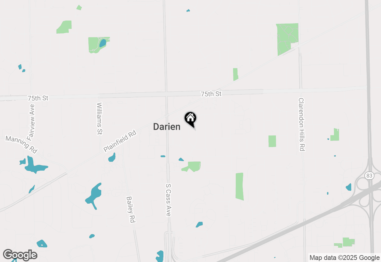 Map of 7713 Brookhaven Avenue, Darien, IL 60561