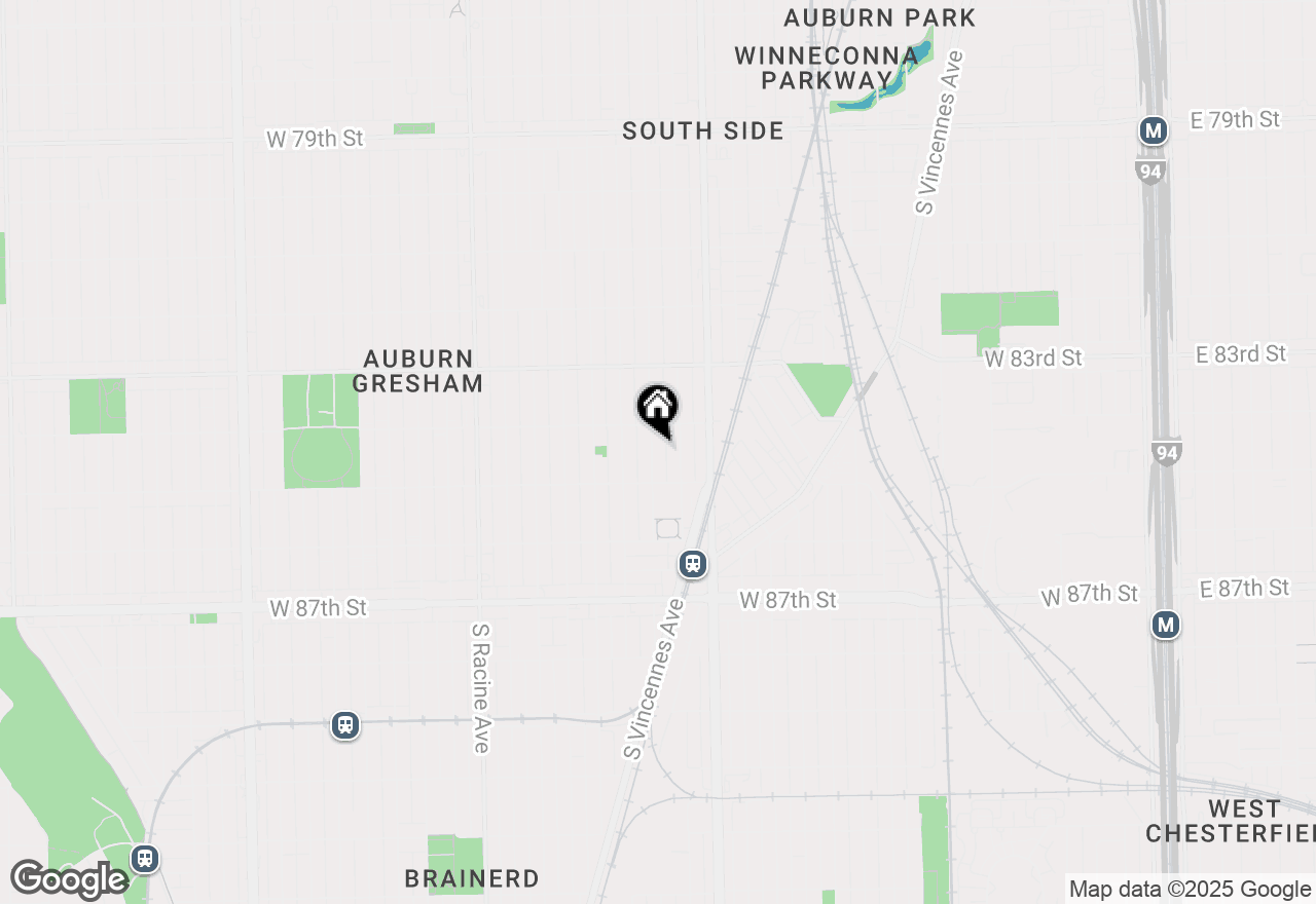 Map of 8427 S Peoria Street, Chicago, IL 60620
