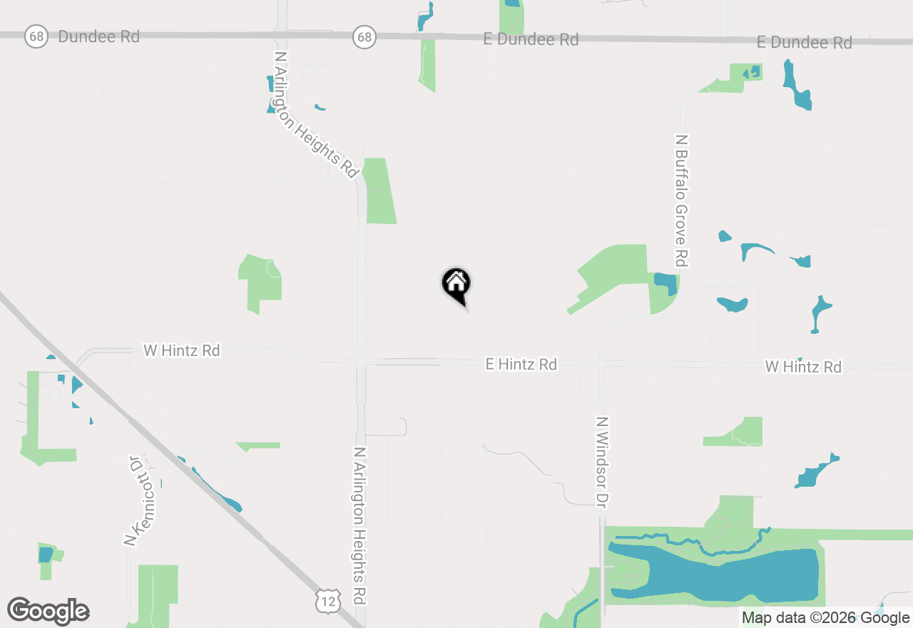 Map of 2803 N Vista Road, Arlington Heights, IL 60004