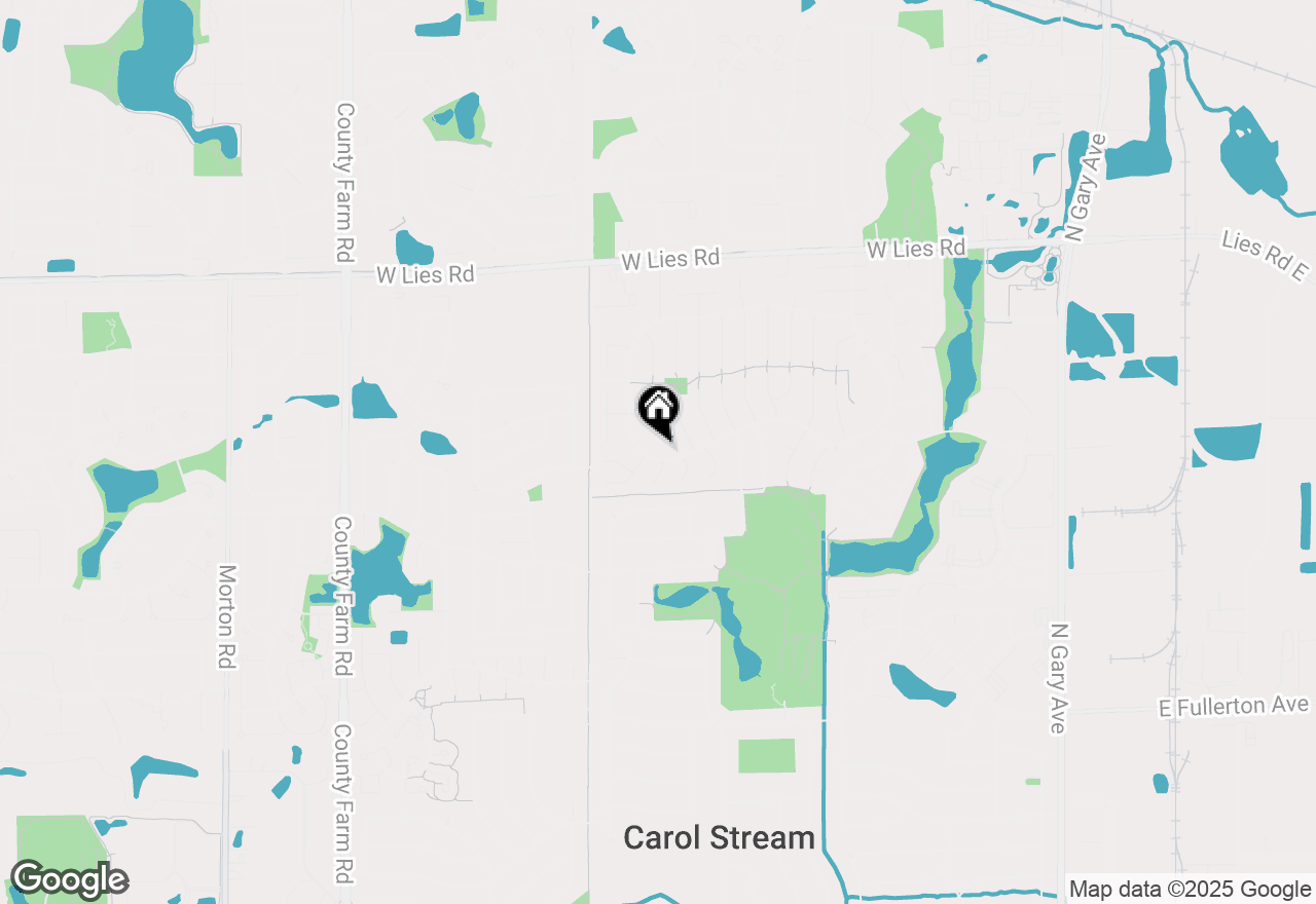 Map of 505 Flint Trail, Carol Stream, IL 60188